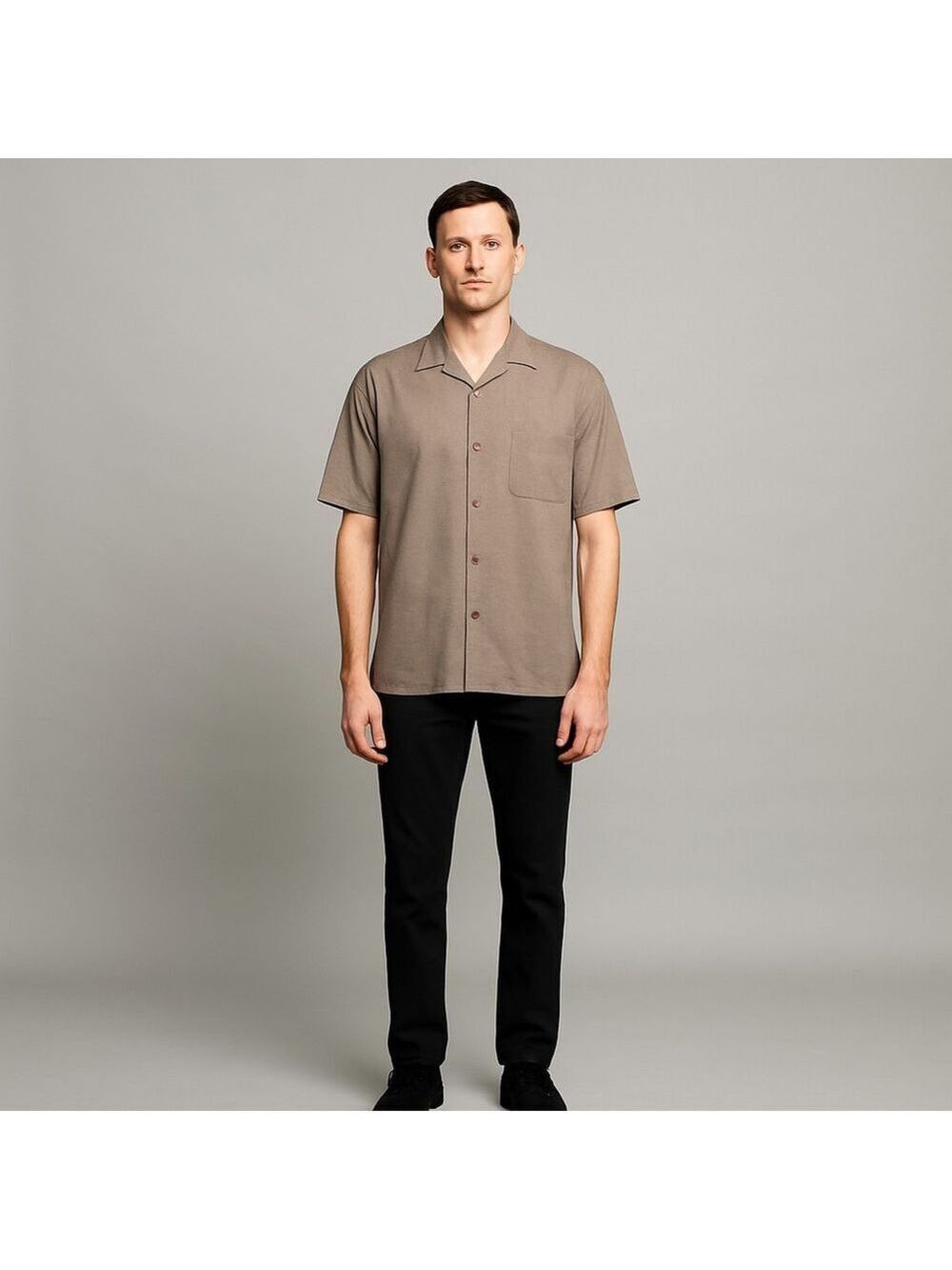 Club Room Men's Guayabera Cuban Shirt Small